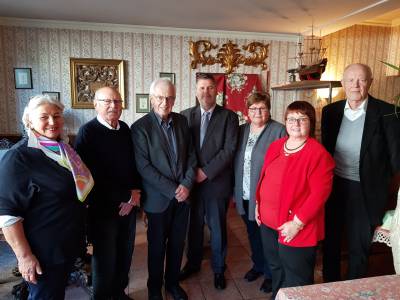 von Links; Hildegard Kuhlmann, Lothar Niederhausen, Clemens Pröbsting, Rainer Bolte, Roswitha Heckmann, Carla Roß, Ulrich Alsbach