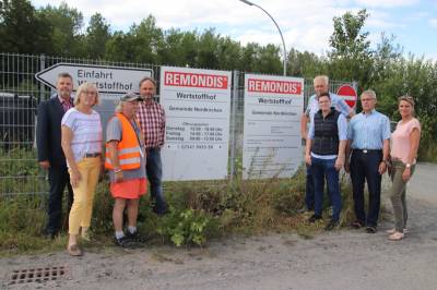 (v.li.) Rainer Bolte, Maria Wellmann, Harald Pietz, Markus Pieper, Ulrich Wanningmann, Johanna Stattmann, Clemens quante, Sandra Bolte